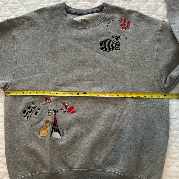 Fruit of the Loom Gray Crewneck Sweatshirt - Picture 8 of 8